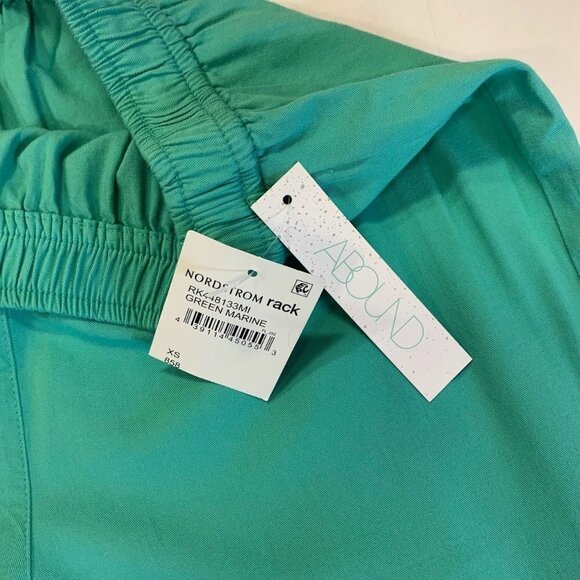 Abound Women's Elastic Waist Pull-On Cargo Jogger Pants Green Marine Size XS NWT - Picture 6 of 14